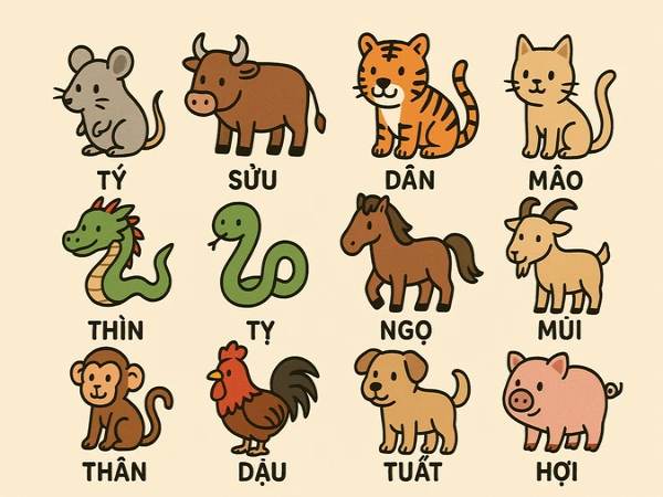 Hé lộ con số may mắn ngày 7 tháng 5 thứ 5 của 12 con giáp