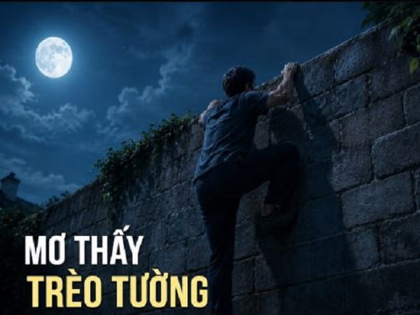 Mê thấy trèo tường trong đêm tối