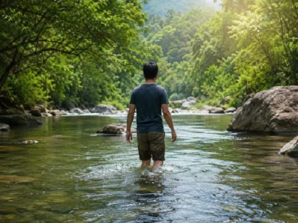 Nằm mơ thấy lội nước sâu